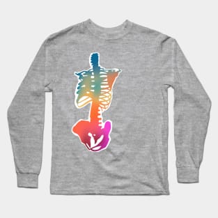 rainbow skeleton kinseyroehmtattoos Long Sleeve T-Shirt